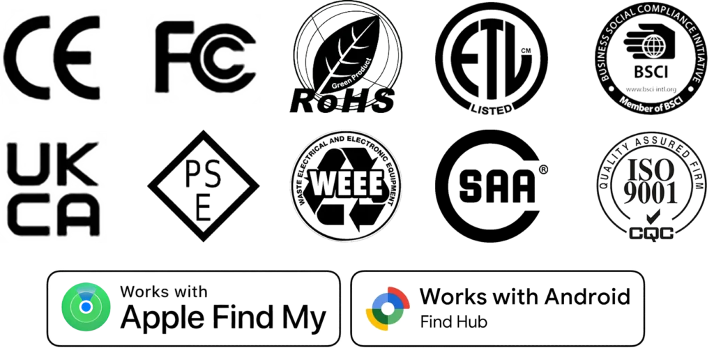 Certificate of Authentication tiny | Apple & Google Certified Smart Tags | iFindX