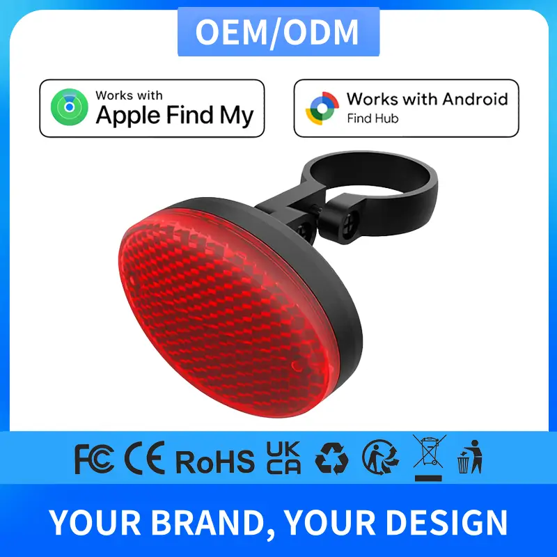 ifindx bicycle taillight anti loss tracker | Apple & Google Certified Smart Tags | iFindX