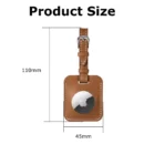 iFindX AT15 Genuine Leather Luggage Tag
