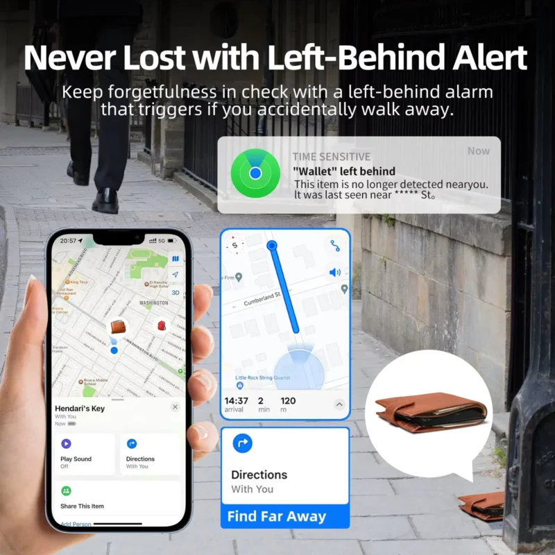 iFindX F09 Wireless Charging Wallet Tracker (Apple) - Image 7