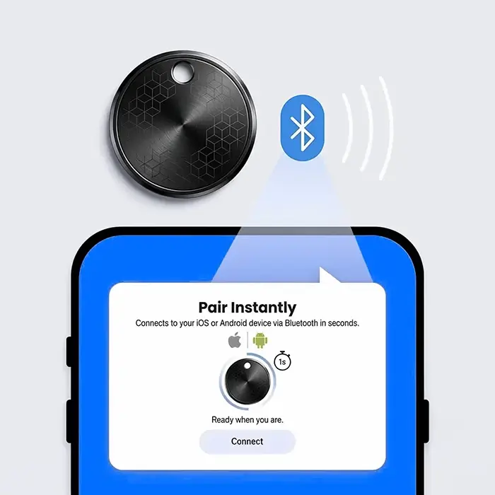 ifindx smart tag pair instantly 01 | Apple & Google Certified Smart Tags | iFindX