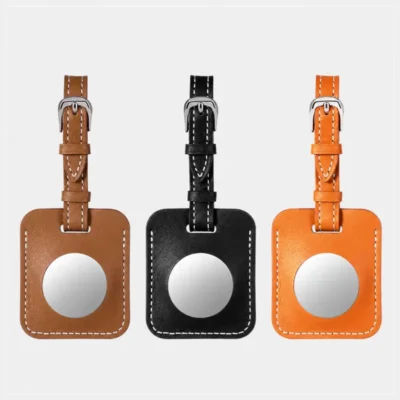 iFindX AT15 Genuine Leather Luggage Tag